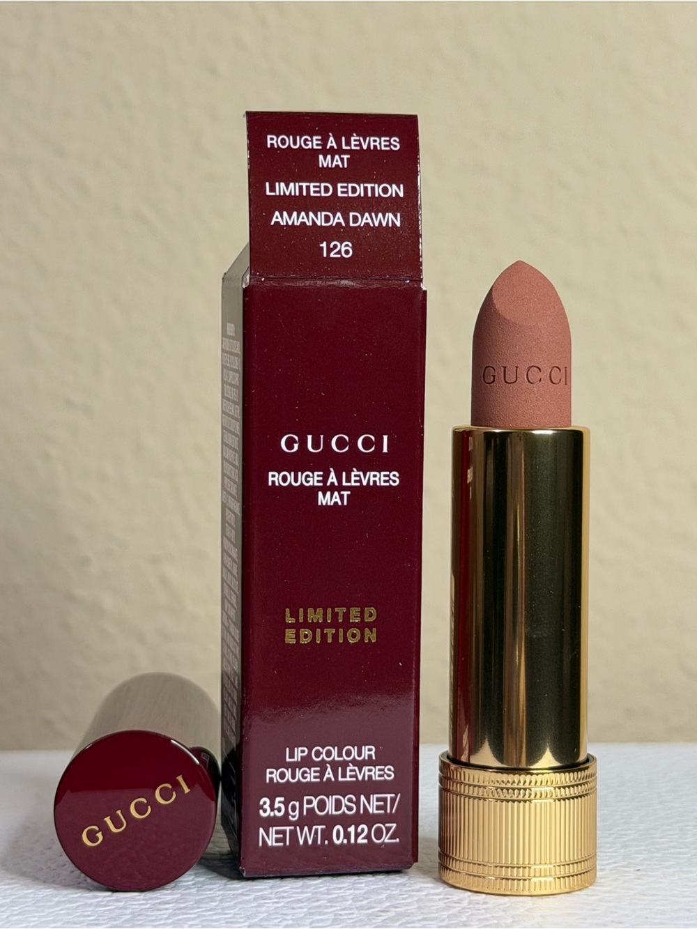 Gucci Rouge à Lèvres Mat Lipstick - Warm Nude Pink